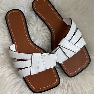 White Zara Sandals 🤍